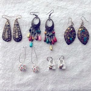 Bundle of 5 pairs of Earrings